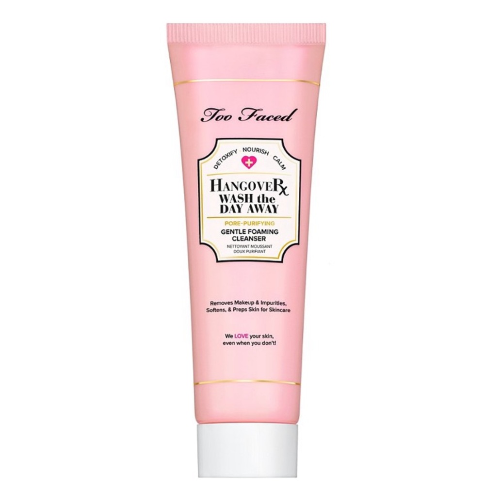 TOO FACED hangover wash the day away foam cleanser
